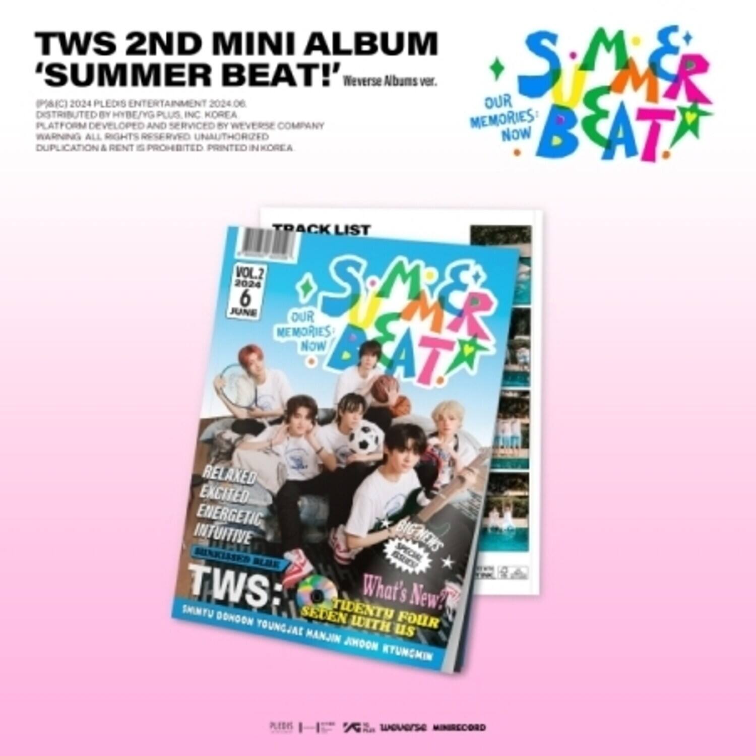 Tws - Summer Beat! - Weverse Albums Version - incl. 48pg Photobook, Photocard, QR Card + Sticker   - DISCLESS DIGITAL [Digital Download] price history on PriceWatchPro