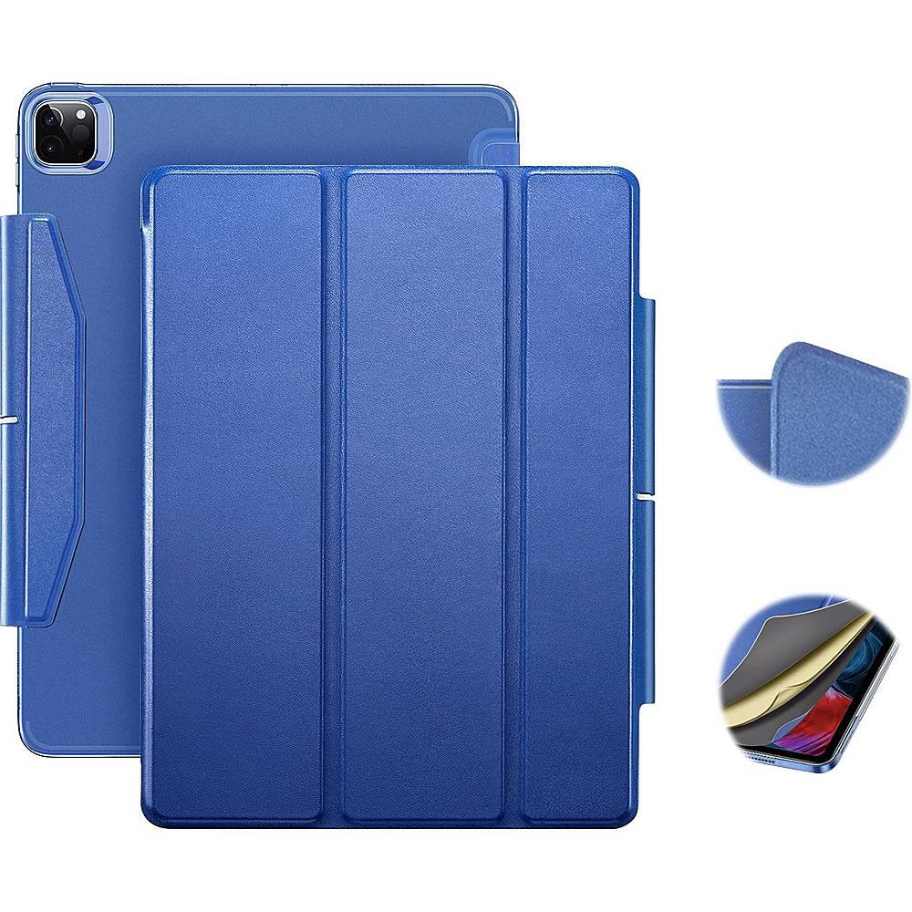 Alt View 15. SaharaCase - ESR Folio Case for Apple iPad Pro 12.9 (4th, 5th, and 6th Gen 2020-2022) - Blue.