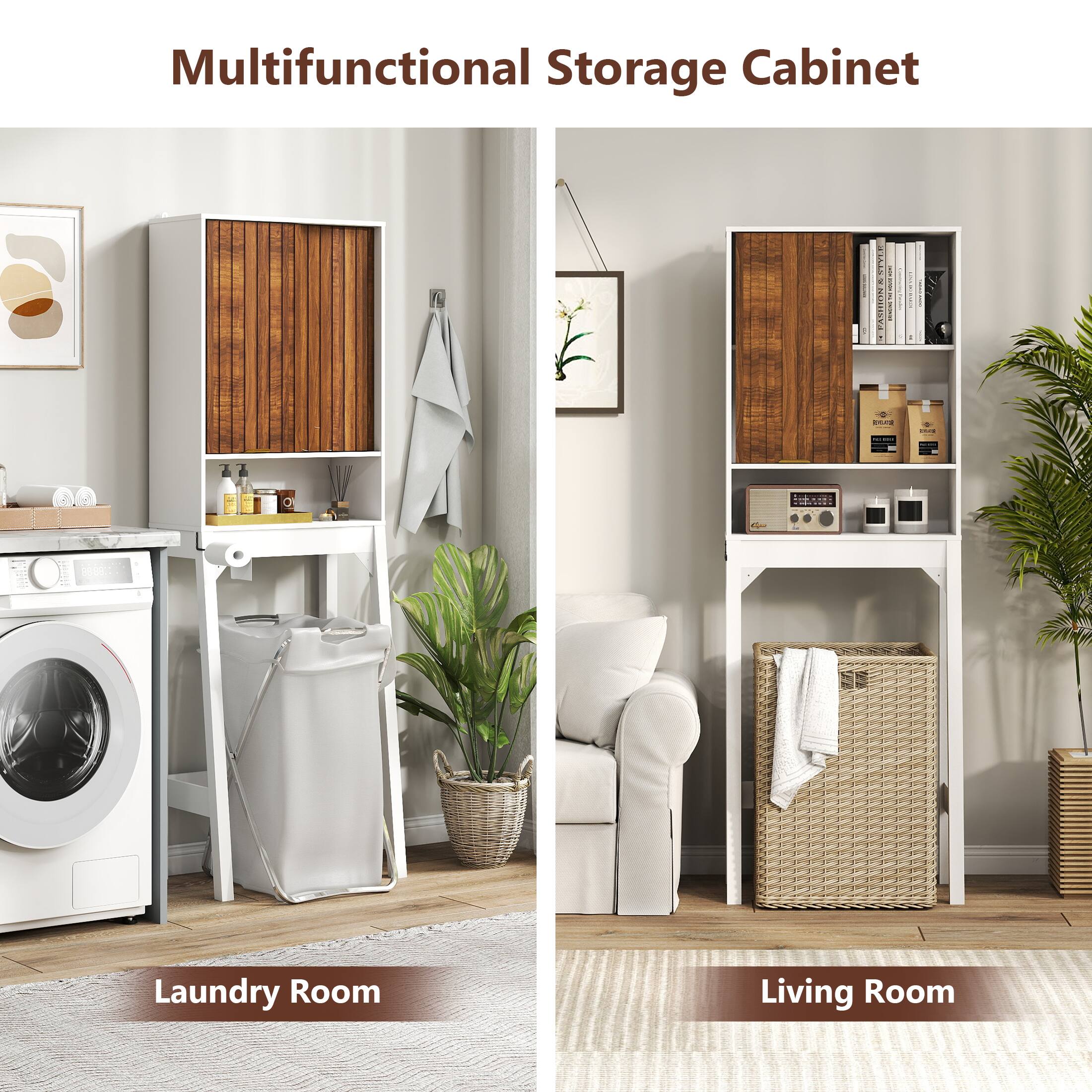 Multifunctional Storage Cabinet
Laundry Room
Living Room