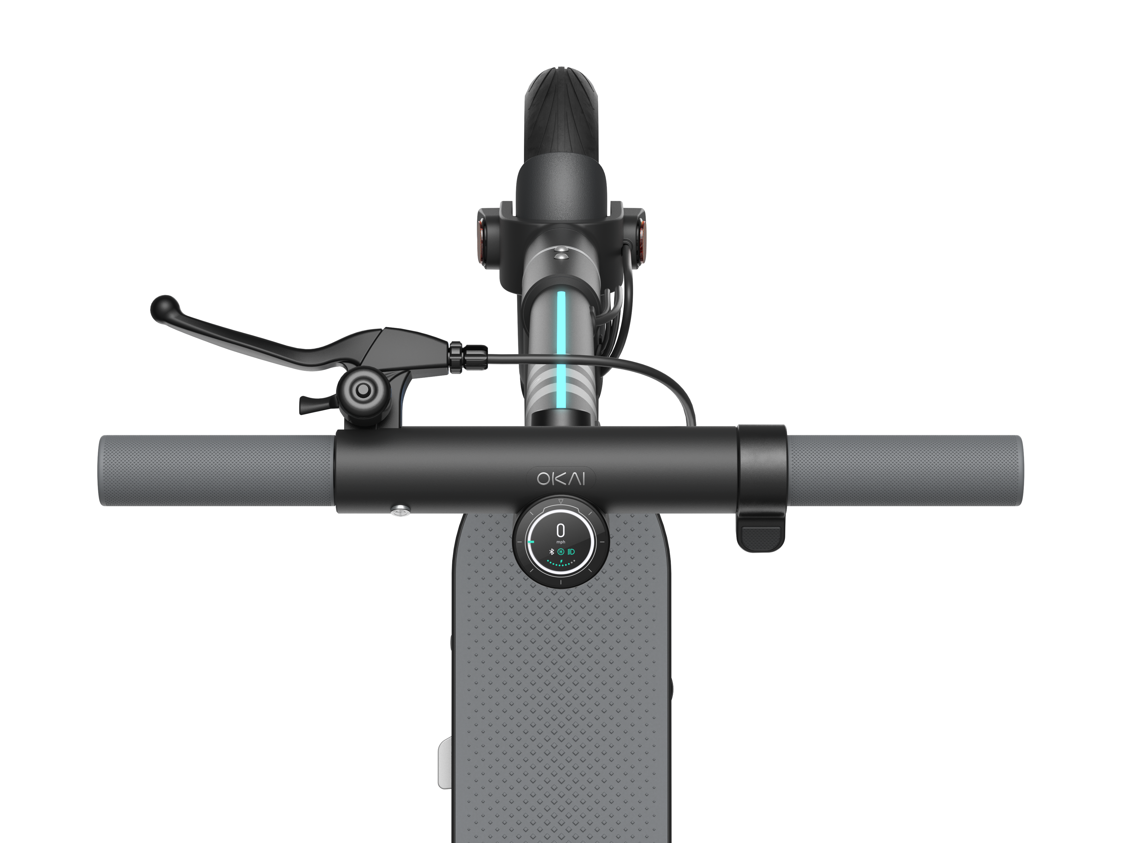 Alt View 1. TinyHomie - Foldable Electric Scooter 18 6 Miles 15 5mph Black - Black.