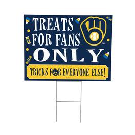 Evergreen Enterprises - 18" x 24" Halloween Treats Outdoor Yard Sign - Multicolor