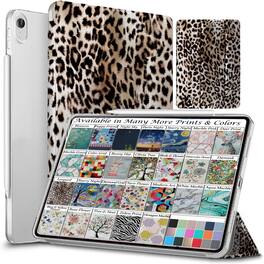 DuraSafe Cases - iPad 10th Gen 10.9 inch 2022 Trifold PC Smart Case A2696 A2757 A2777 A3162 MPQ13 MPQ33 MPQ03 MPQ23 MPQ53 MQ6K3 MQ6Y3 - Leopard