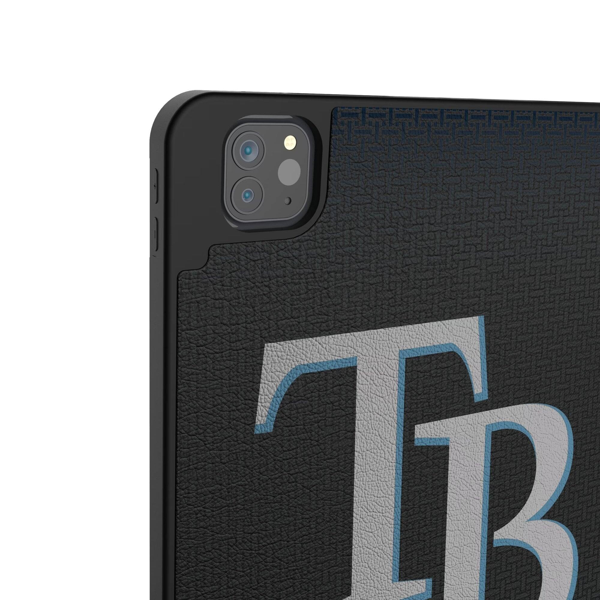 Alt View 2. Keyscaper - Tampa Bay Rays iPad Case - 5/6 Gen 12.9in Pro - Black.