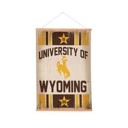 Evergreen Enterprises - Wyoming Cowboys 24" x 36" Antique Style Canvas Wall Art Tapestry with Wood Frame - Multicolor