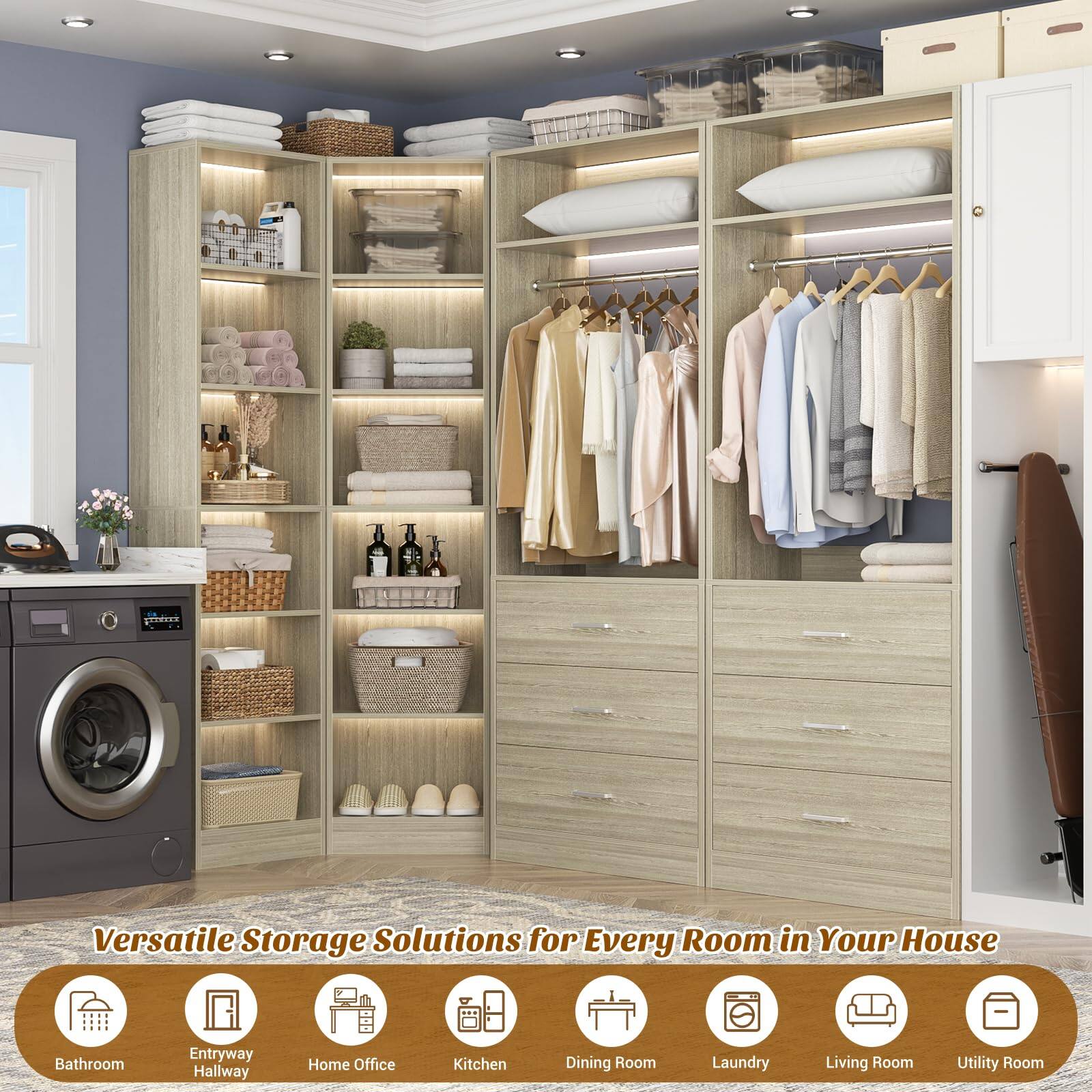 Versatile Storage Solutions for Every Room in Your House - Bathroom, Entryway, Hallway, Home Office, Kitchen, Dining Room, Laundry, Living Room, Utility Room