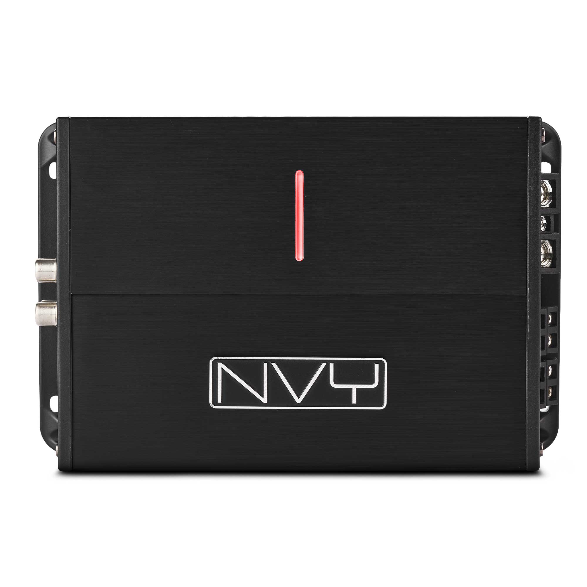 DS18 Audio - 4-Channel Compact Class D Car Amplifier With Hi-Level Input | 4 x 300W RMS at 4 Ohm - Black