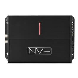 DS18 Audio - 4-Channel Compact Class D Car Amplifier With Hi-Level Input | 4 x 300W RMS at 4 Ohm - Black