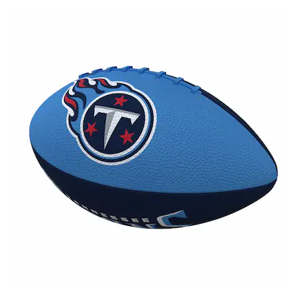Front. Logo Brands - Tennessee Titans Pinwheel Logo Junior Football - Multicolor.