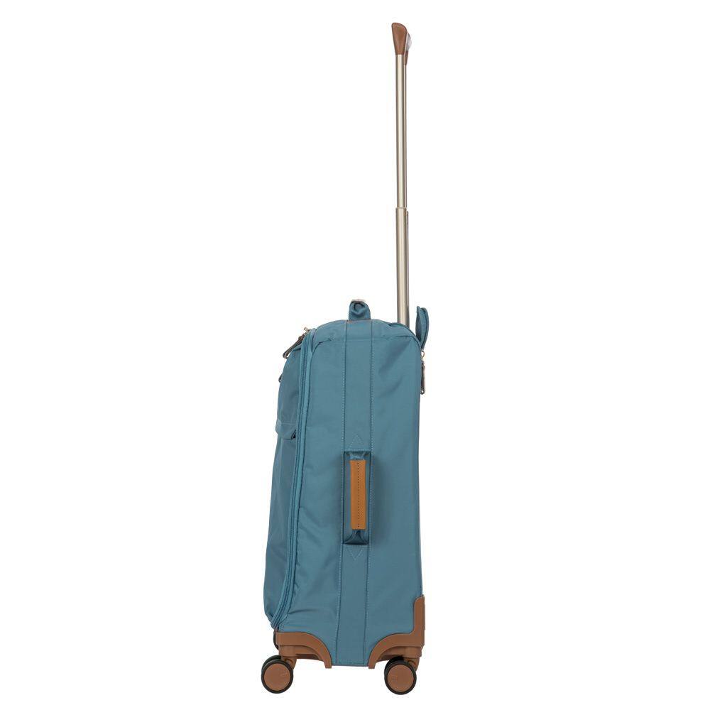 Back. Bric's - Bric's X-Bag 21" 4-Wheel Carry-On Luggage Grey/blue - Grey/blue.
