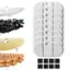 Angle. PETLIBRO - Capsule Pet Water Fountain Replacement Filter (8 pack) - White.