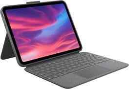 Logitech - Combo Touch for iPad (10th gen)-,RFID TAG-US-OTHER -IPAD 10TH/A16 - OXFORD GREY