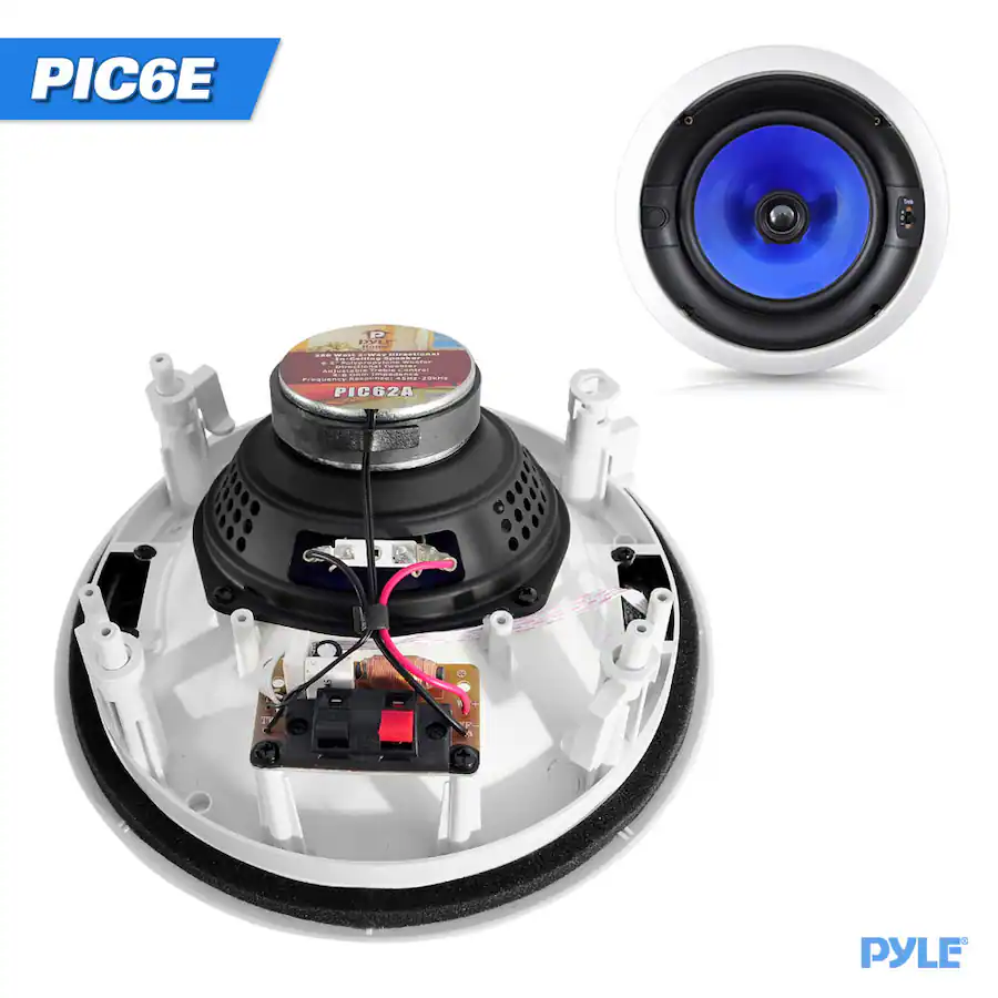 Pyle 97079310M 300 Watt High-End 8" Two-Way In-ceiling Speaker System W