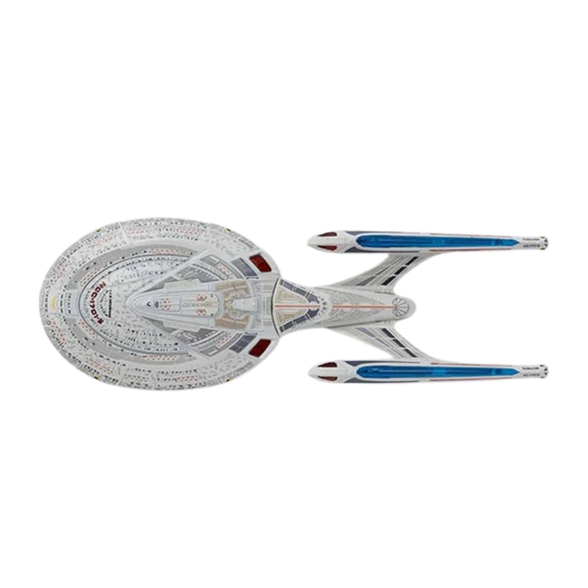 Alt View 10. Eaglemoss - Eaglemoss Star Trek Starship Replica | USS Enterprise NCC-1701-E - Black.
