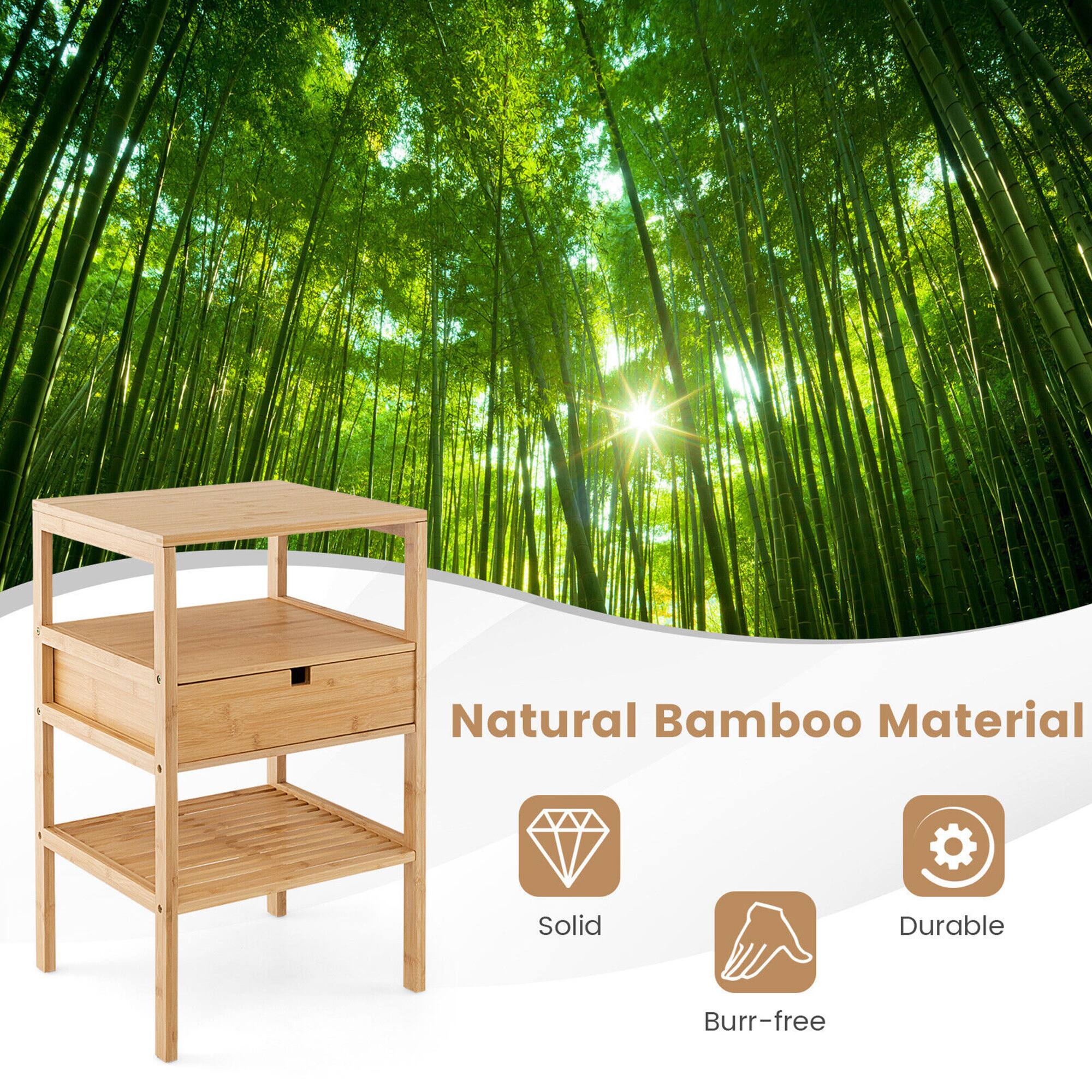 Natural Bamboo Material  
Solid  
Durable  
Burr-free