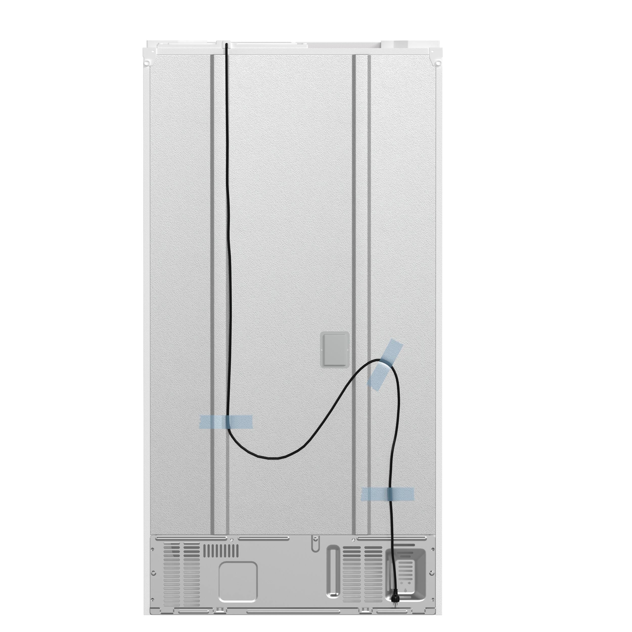 Back. Forno Appliances - Moena Espresso 19.2 Cu. Ft. Freestanding Refrigerator with French Doors and Automatic Ice Maker - White.