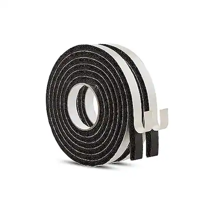 Front. Home Intuition - Door Draft Stopper for Cold Air – Winter Insulation with Strong Adhesive, Weather Stripping for Door seal - Low Density.