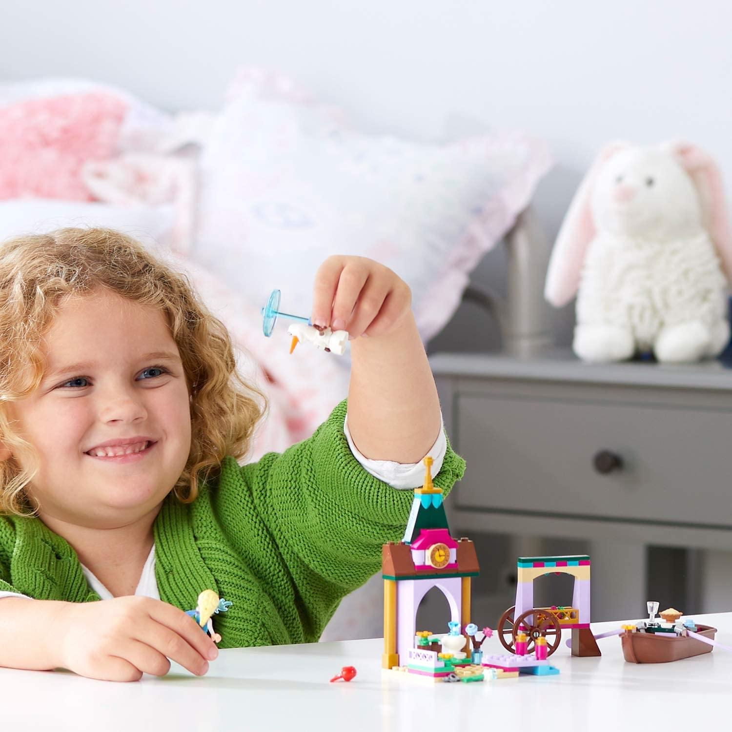 Alt View 2. LEGO - LEGO Disney Frozen 41155 Elsa Market Adventure 125 Piece Building Set - Blue.