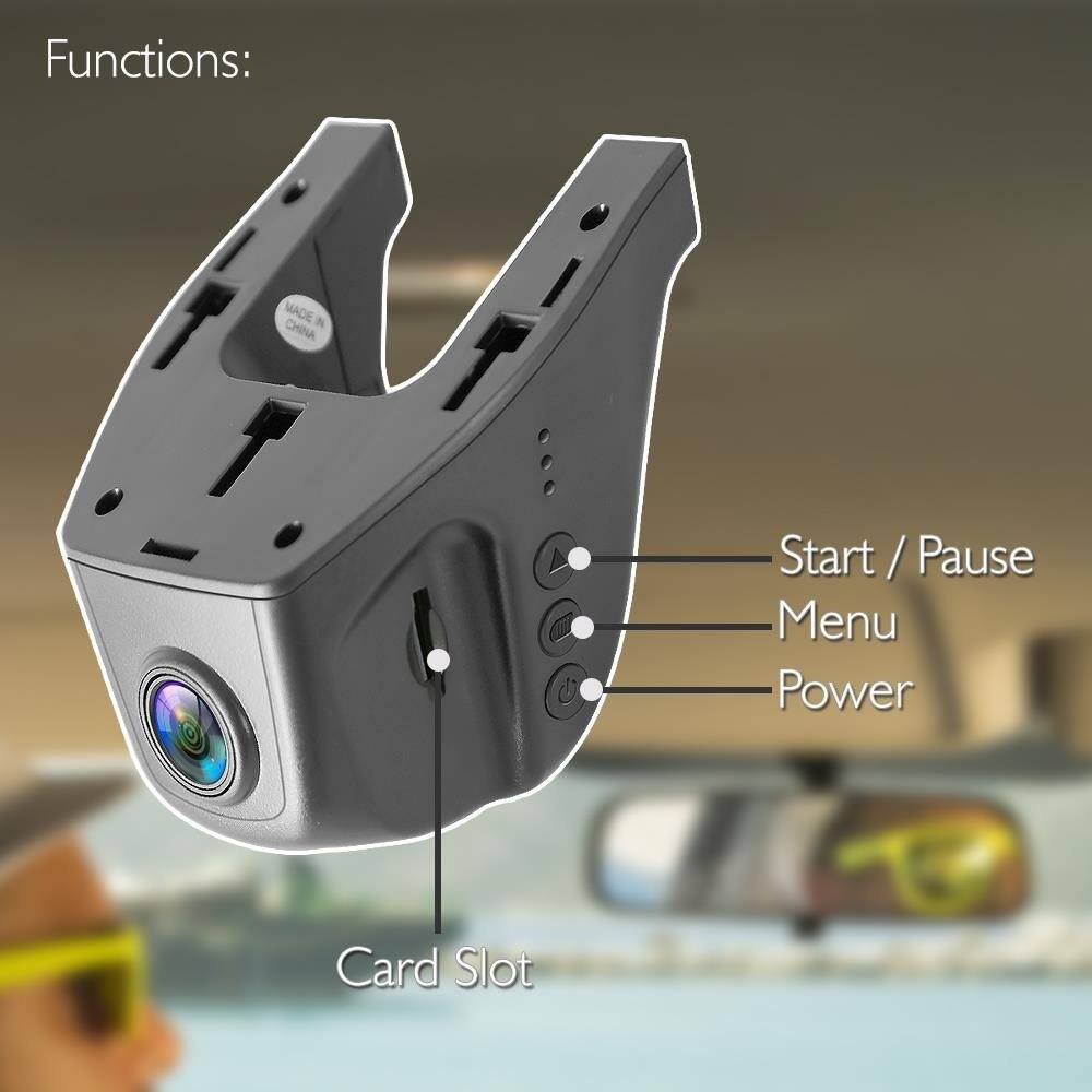 Functions:  
- Start / Pause  
- Menu  
- Power  
- Card Slot  

Made in China