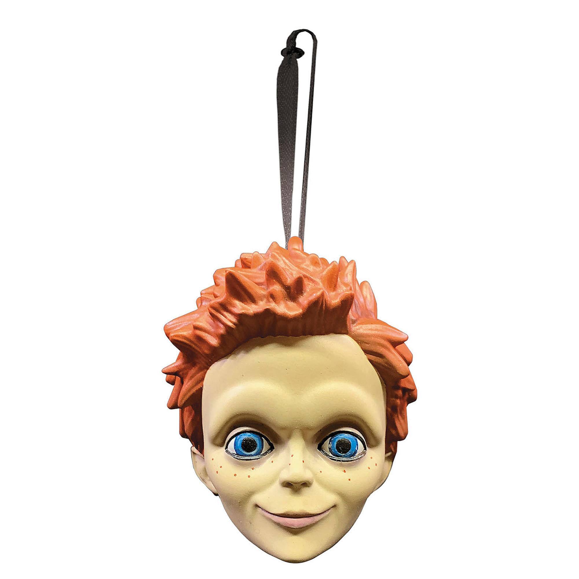 Front. Trick or Treat Studios - Seed of Chucky Holiday Horrors Ornament | Glen Head - Beige.