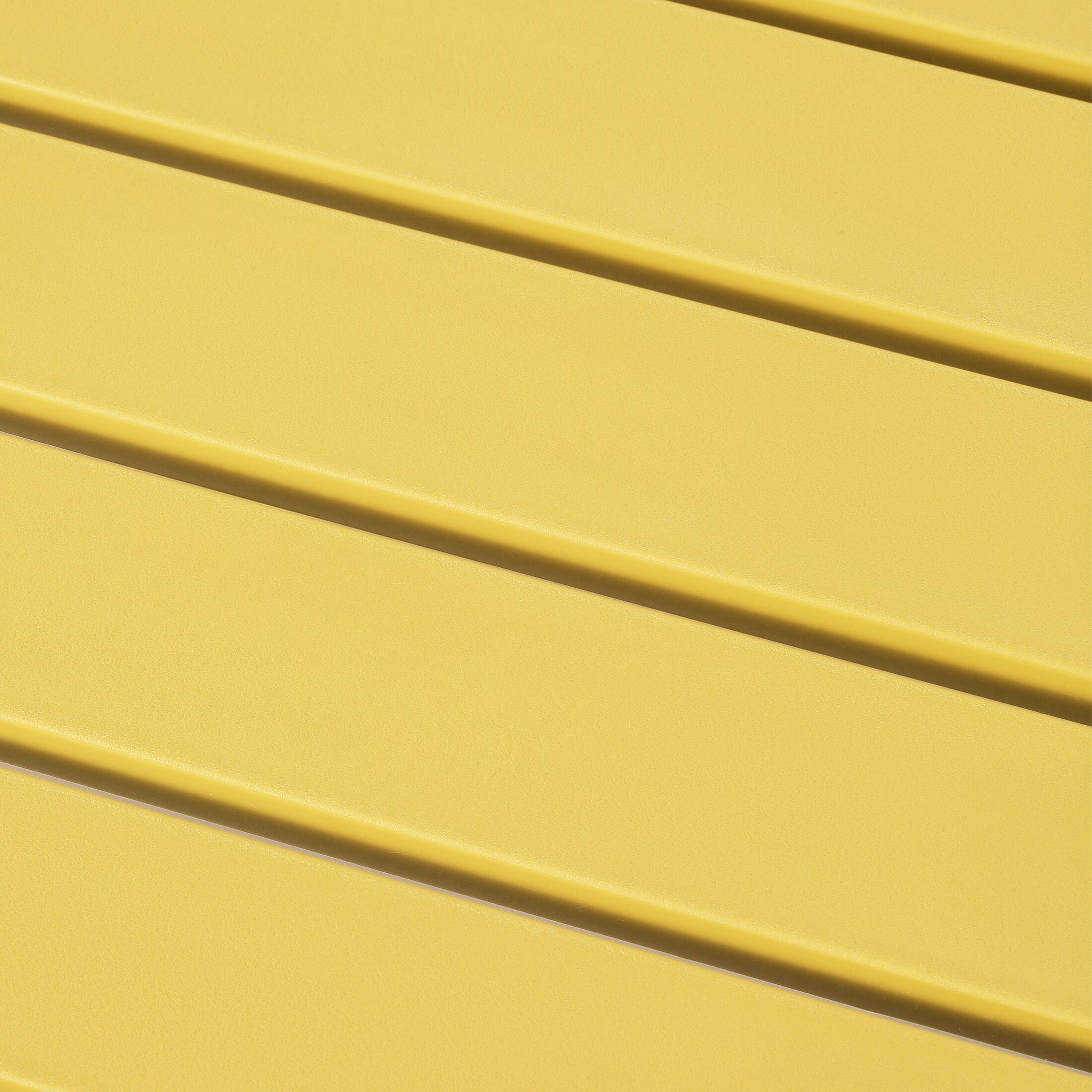 Alt View 1. WestinTrends - WestinTrends Playa Plastic Modern Outdoor Patio Accent Side Tables (Set of 2) - Yellow.