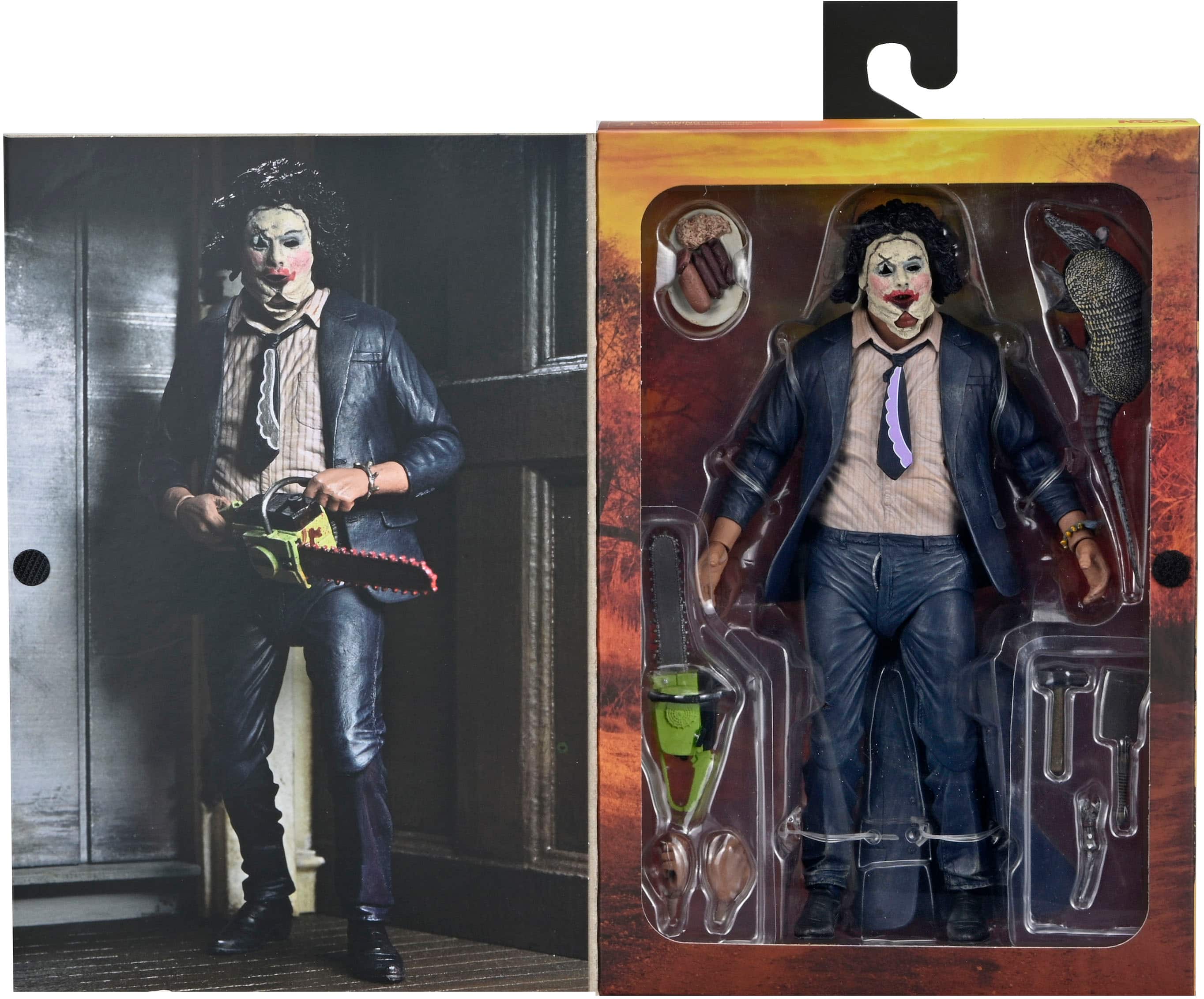 Angle. NECA - Texas Chainsaw Massacre 7" Scale Action Figure - 50th Anniversary Ultimate Pretty Woman Leatherface.