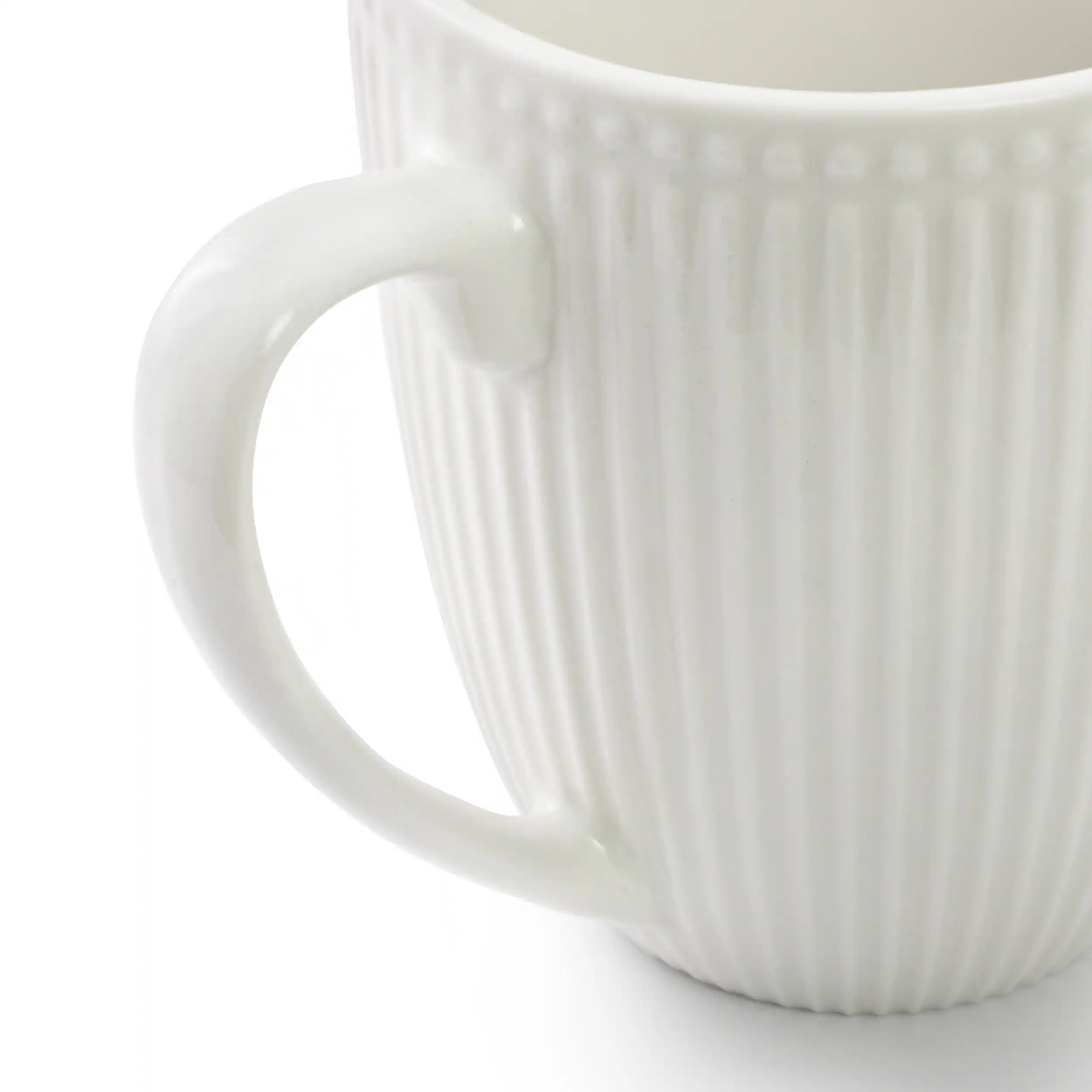 Left. Elama - Elama Gretel 6 Piece Round Stoneware 12 Ounce Mug Set in White - $34.99.