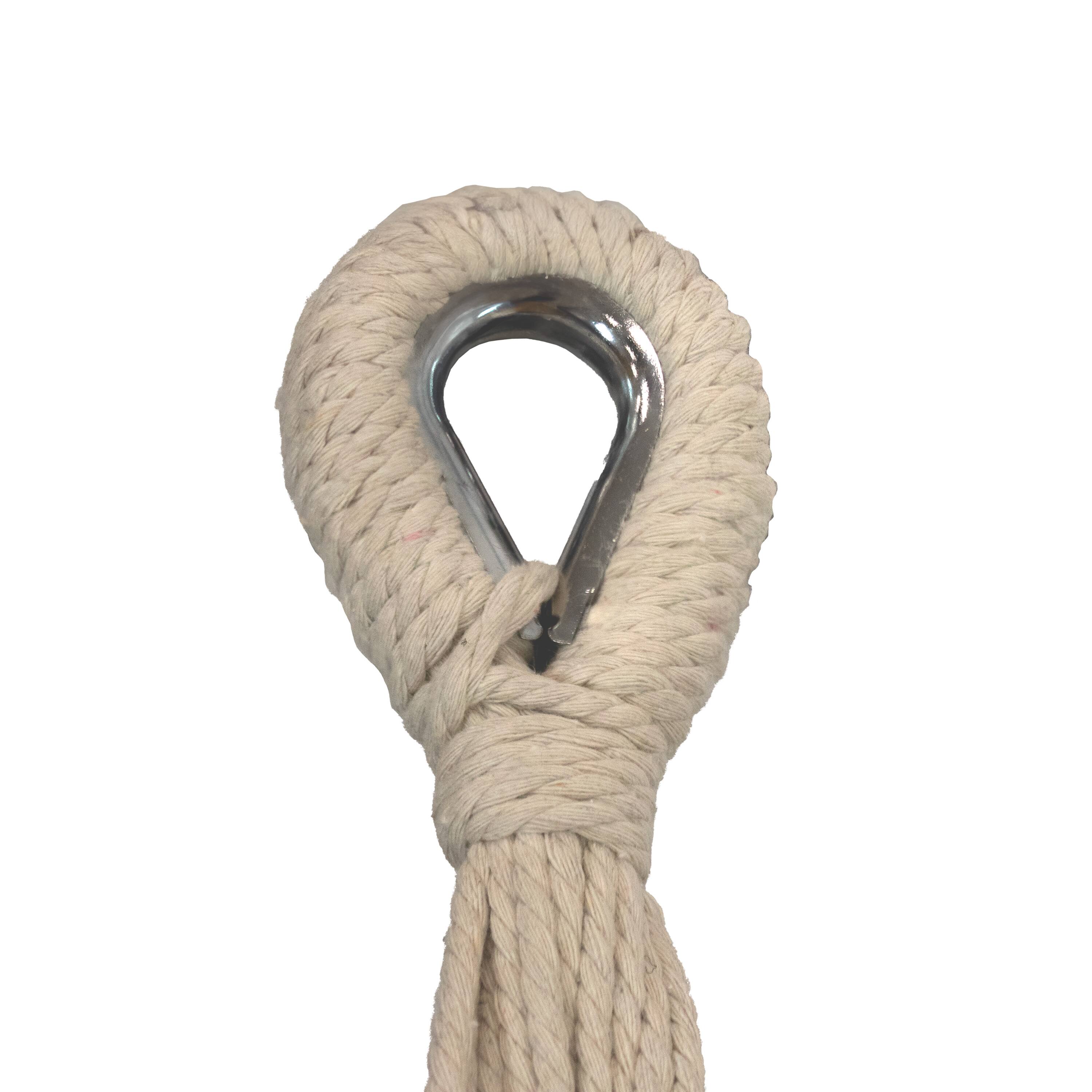 Alt View 6. Sunnydaze - 2-Person Polyester Jacquard Double Hammock - White-Capped Waves.