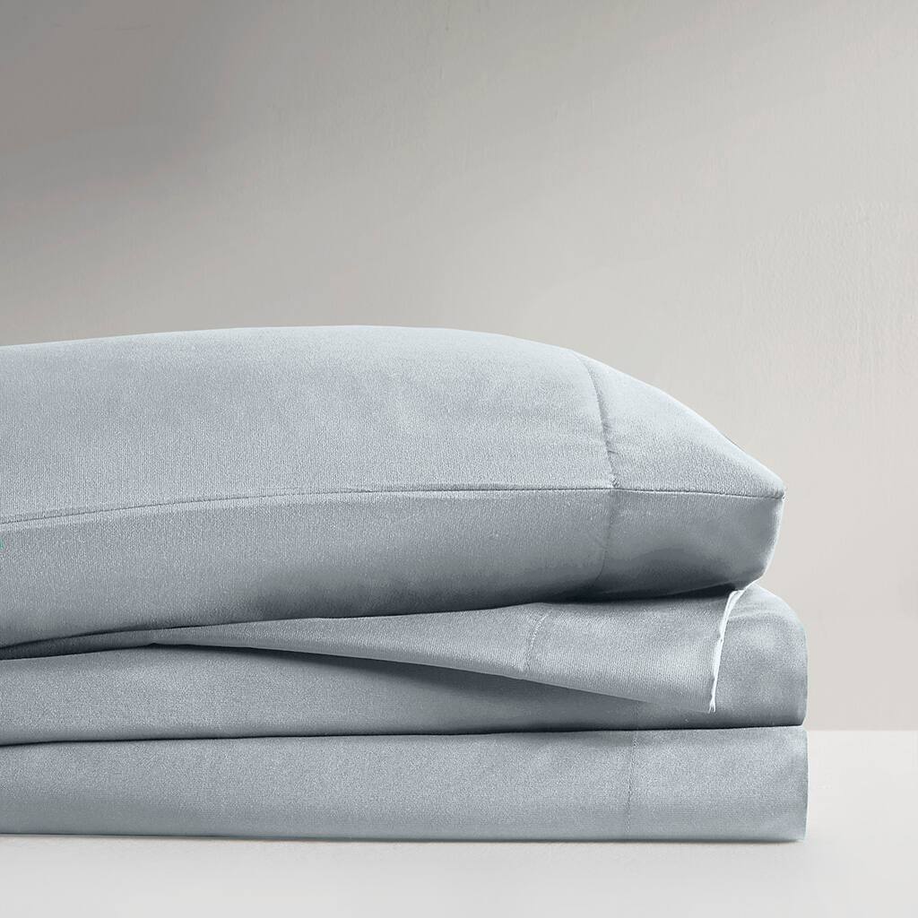 Alt View 2. Gracie Mills - Gracie Mills Ruby All-Season Microfiber Soft Touch Sheet Set - Grey.