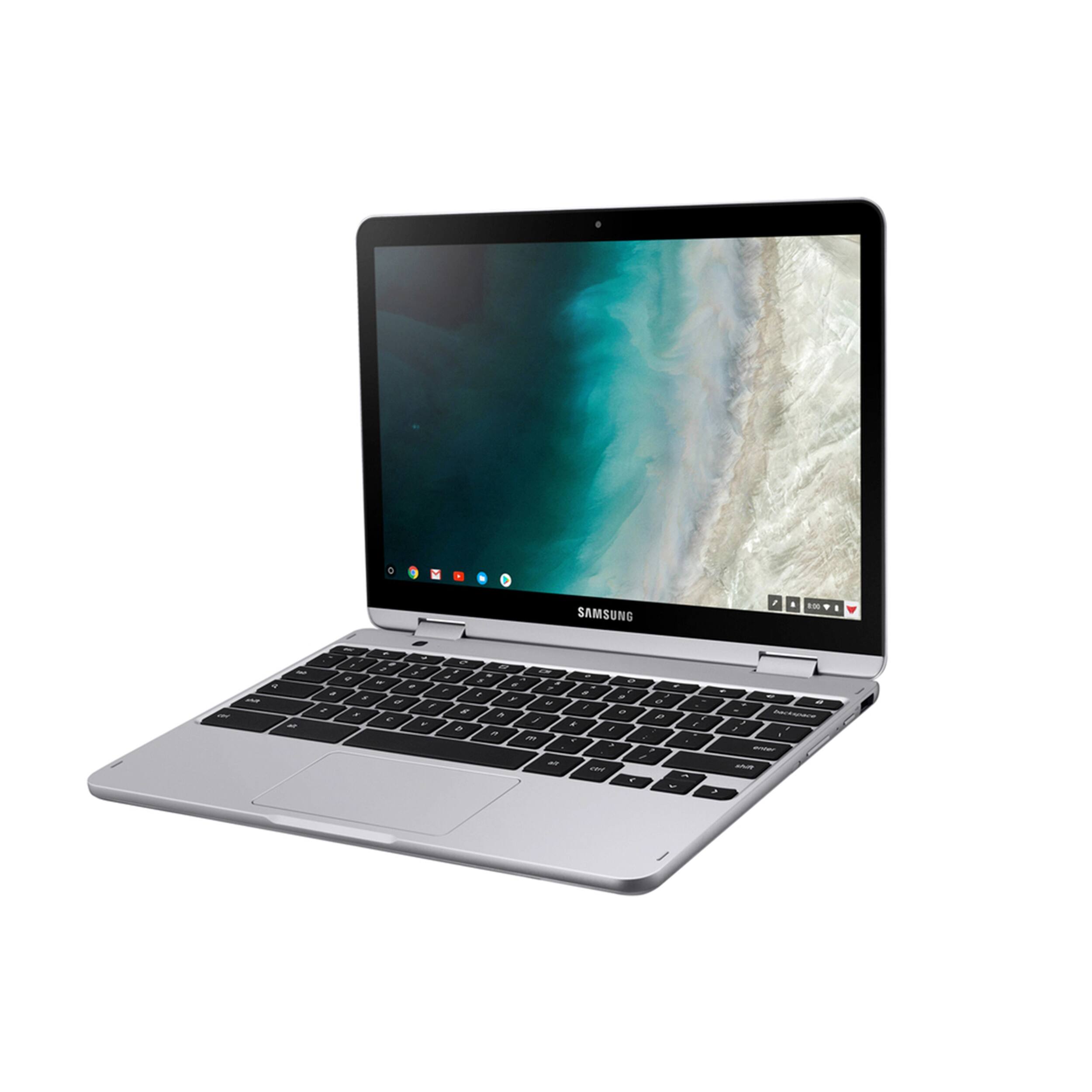 Alt View 9. Samsung - Samsung 12.2" FHD 2-in-1 Touchscreen Chromebook Plus Laptop,Intel Dual-Core,4GB RAM,64GB eMMc,Pen and Mouse,Silver - Silver.