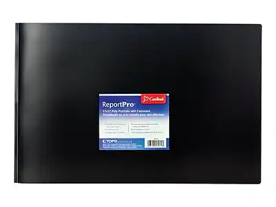 ReportPro
137 Puly Portfolio Fasteners
Cardinal
137 Puly Portfolio with Fasteners
Portefeuille en puly tabloide avec attaches
E-TOPS