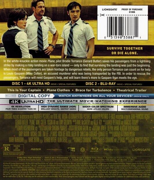 Alt View 1. Plane   - 4K Blu-Ray.