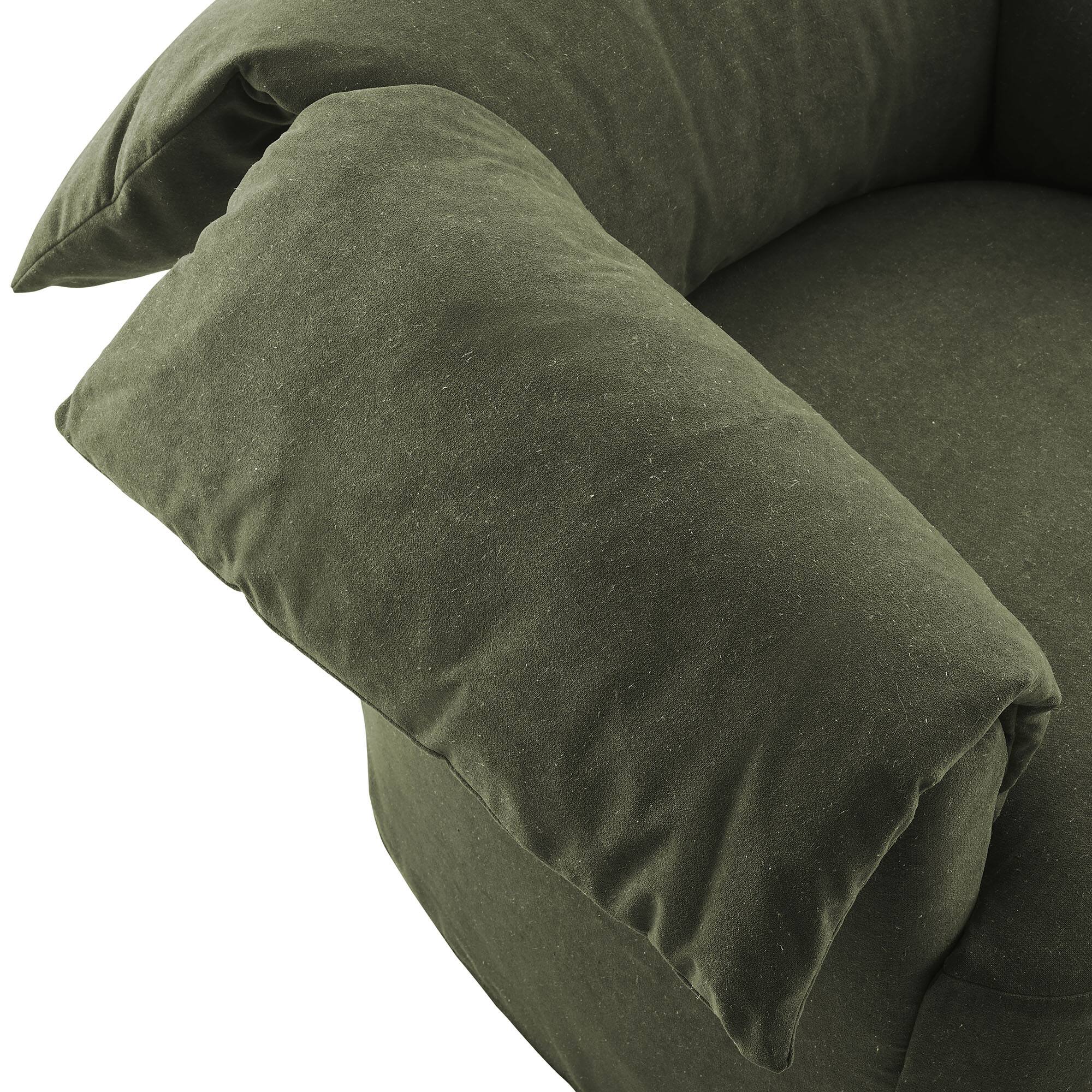 Alt View 5. Modway - Lark Slipcovered Fabric Oversized Armchair by Modway - Sage.
