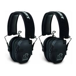 Walkers - Walker's Razor Slim Electronic Shooting Muffs 2-Pack - Black