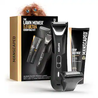 Manscaped - The Lawn Mower 5.0 Ultra Hair Trimmer Essentials Kit - Black