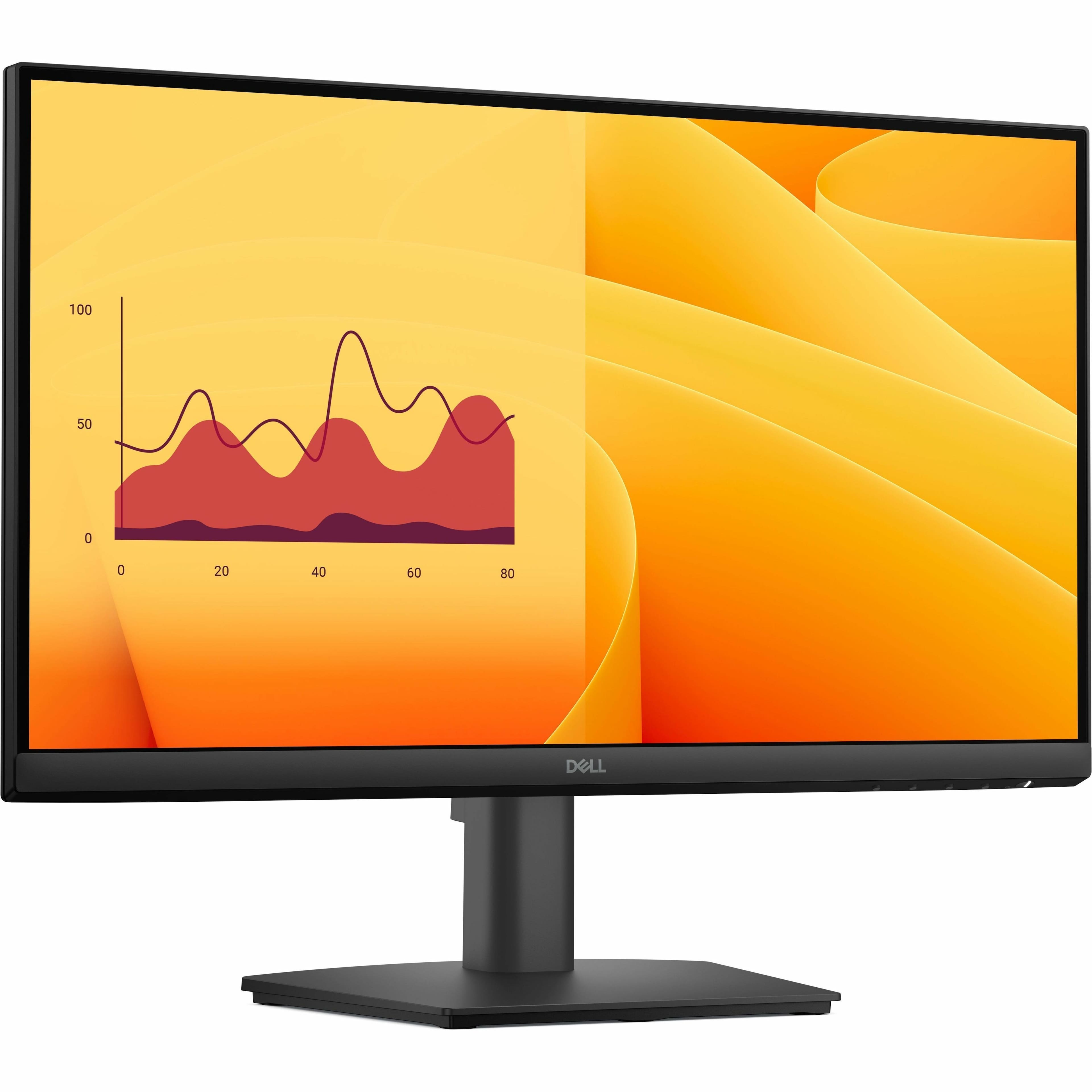 Dell - Pro 21.5" VA LED FHD 100Hz Monitor (VGA, HDMI) - Black - Front_Zoom