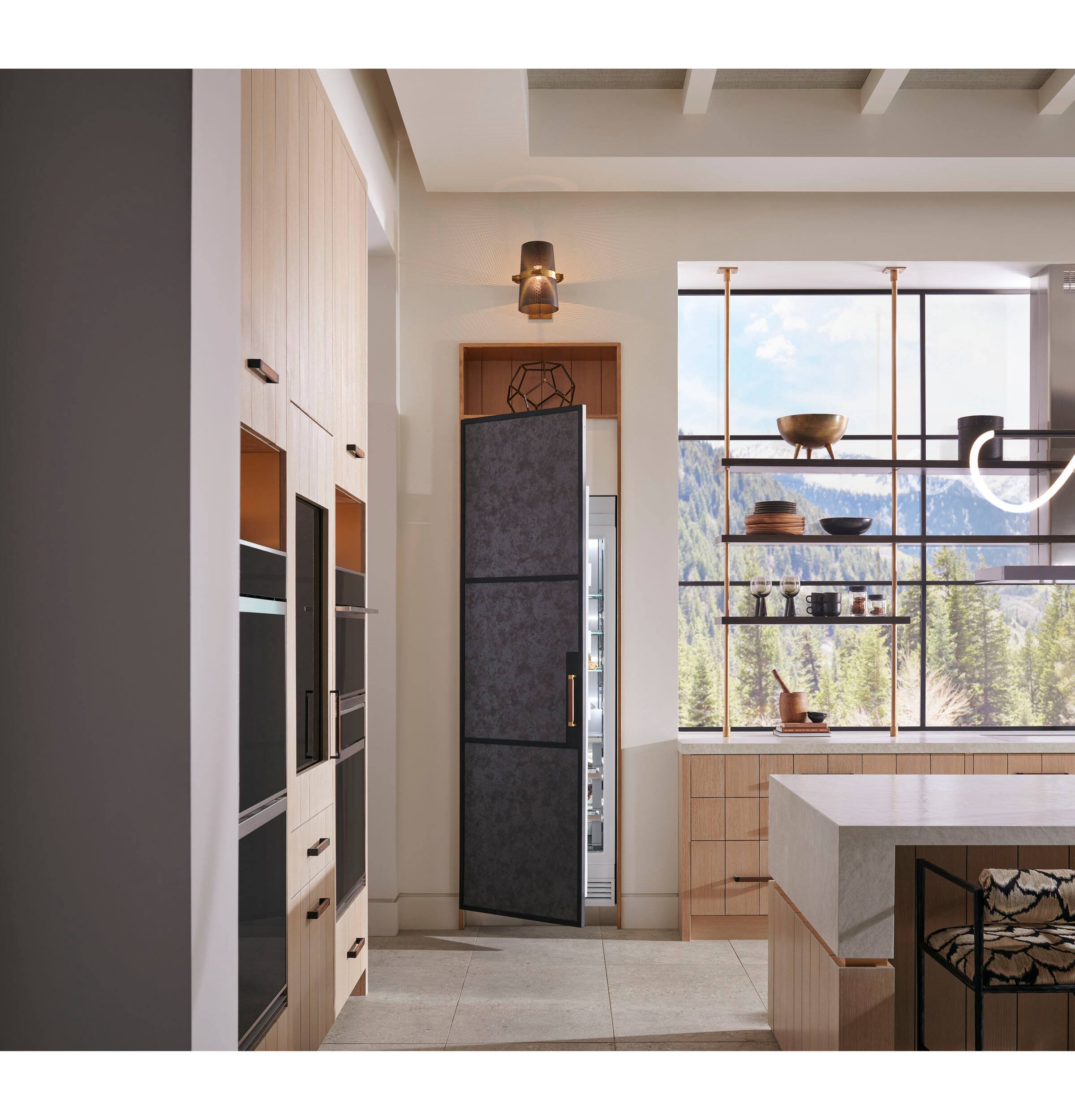 Alt View 20. Monogram - 16.7 Cu. Ft. Smart Upright Freezer - Custom Panel Ready.