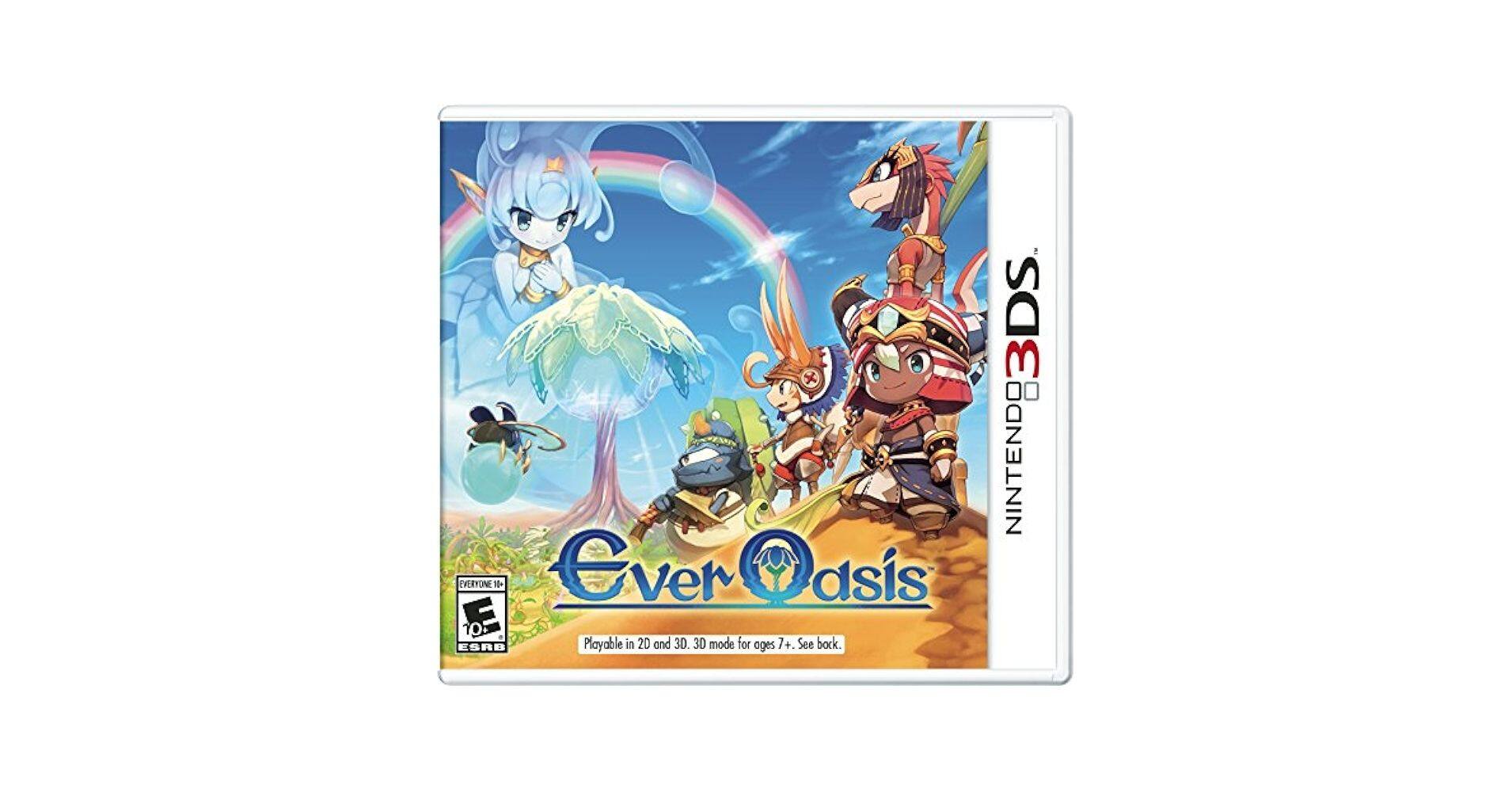 EVERYDNE  Ever Oass E 105m ESAB Playable in 2D and 3D. 3D mode for ages 7+. See back. DS 3 NINTEND83D NINTENDO