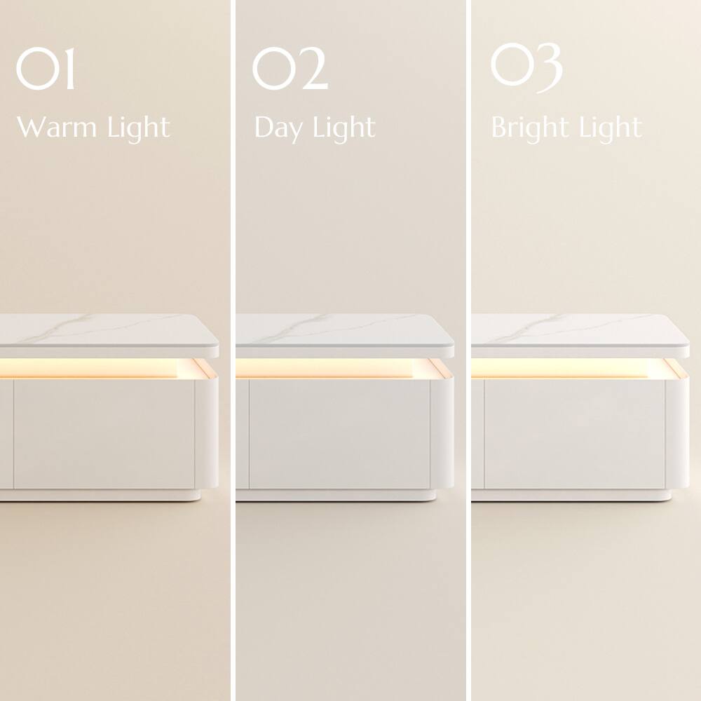 O1 Warm Light  
O2 Day Light  
O3 Bright Light