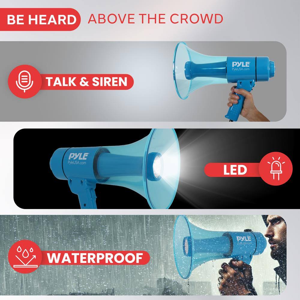 BE HEARD ABOVE THE CROWD

TALK & SIREN

LED

WATERPROOF