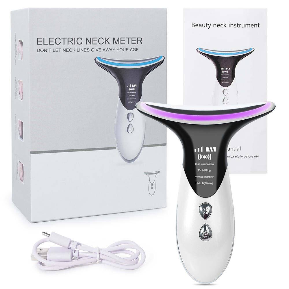 Beauty neck instrument  
ELECTRIC NECK METER  
DON'T LET NECK LINES GIVE AWAY YOUR AGE  

11 a - 1l BIN - anual  
Read carefully before use  

Skin rejuvenation  
Facial lifting  
Wrinkle improver  
EMS Tightening
