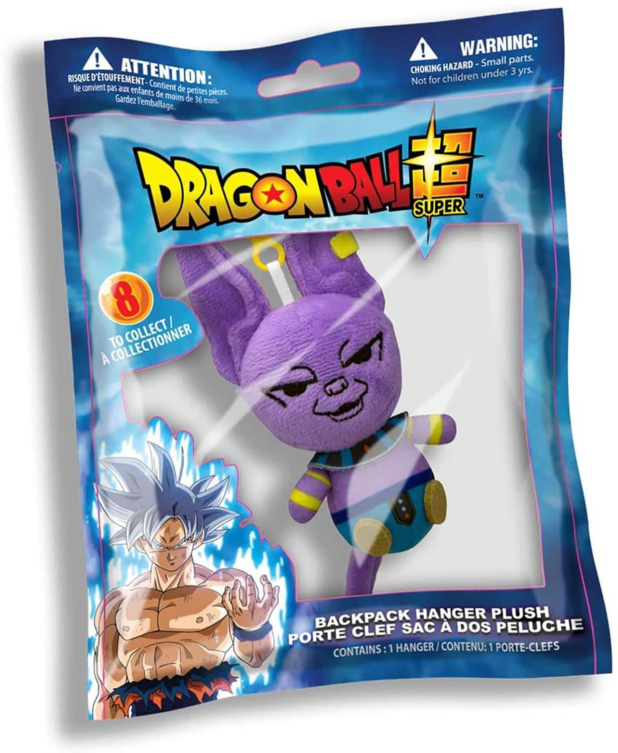 Just Toys LLC - Dragon Ball Super 3 Inch Plush Backpack Hanger | One Random - Multi-Color price history on PriceWatchPro
