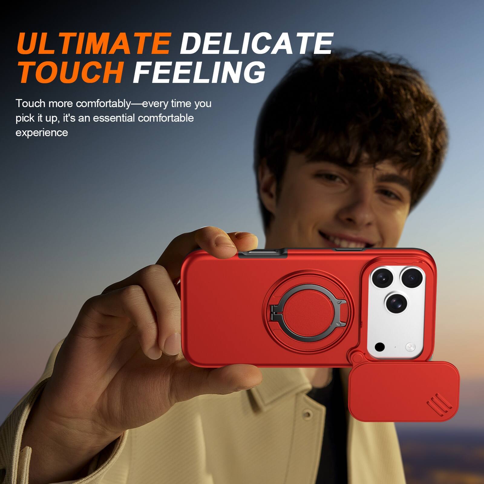 ULTIMATE DELICATE TOUCH FEELING

Touch more comfortably—every time you pick it up, it's an essential comfortable experience