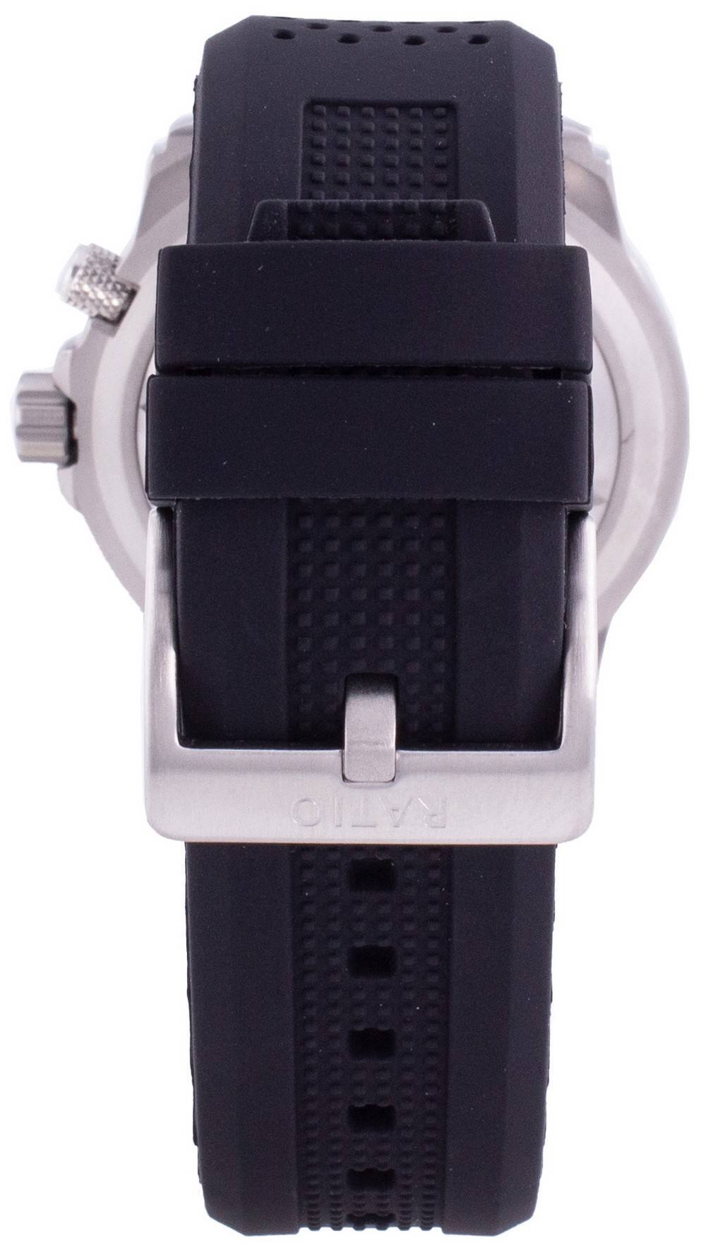 Alt View 1. RATIO - FreeDiver Helium-Safe 1000M Sapphire Automatic 1068HA90-34VA-RED Men's Watch - black and red.