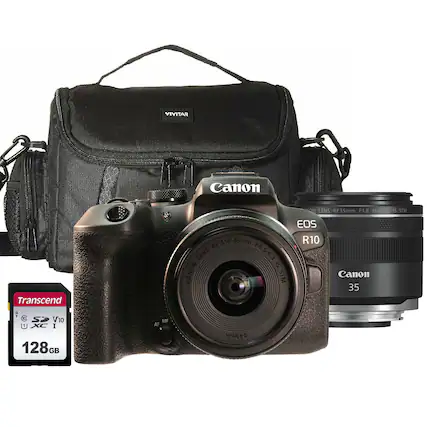 Vivitar Canon Non Lens RF 35mm F1.8 Macro IS STM
Transcend RF-S18-45mm Lens F4.5-6.3 IS Canon STM EOS R10
Canon 35
128GB Transcend SDXC UHS-I