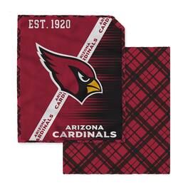Pegasus - Arizona Cardinals 60" x 80" Digital Dash Two-Sided Checkered Ultra Cozy Sherpa Blanket - Multicolor