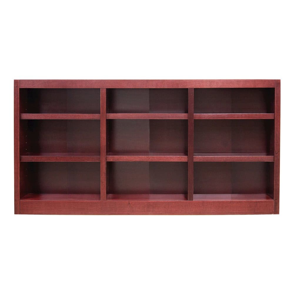 Concepts in Wood - 72 x 36 Wall Storage Unit Cherry Finish - Red