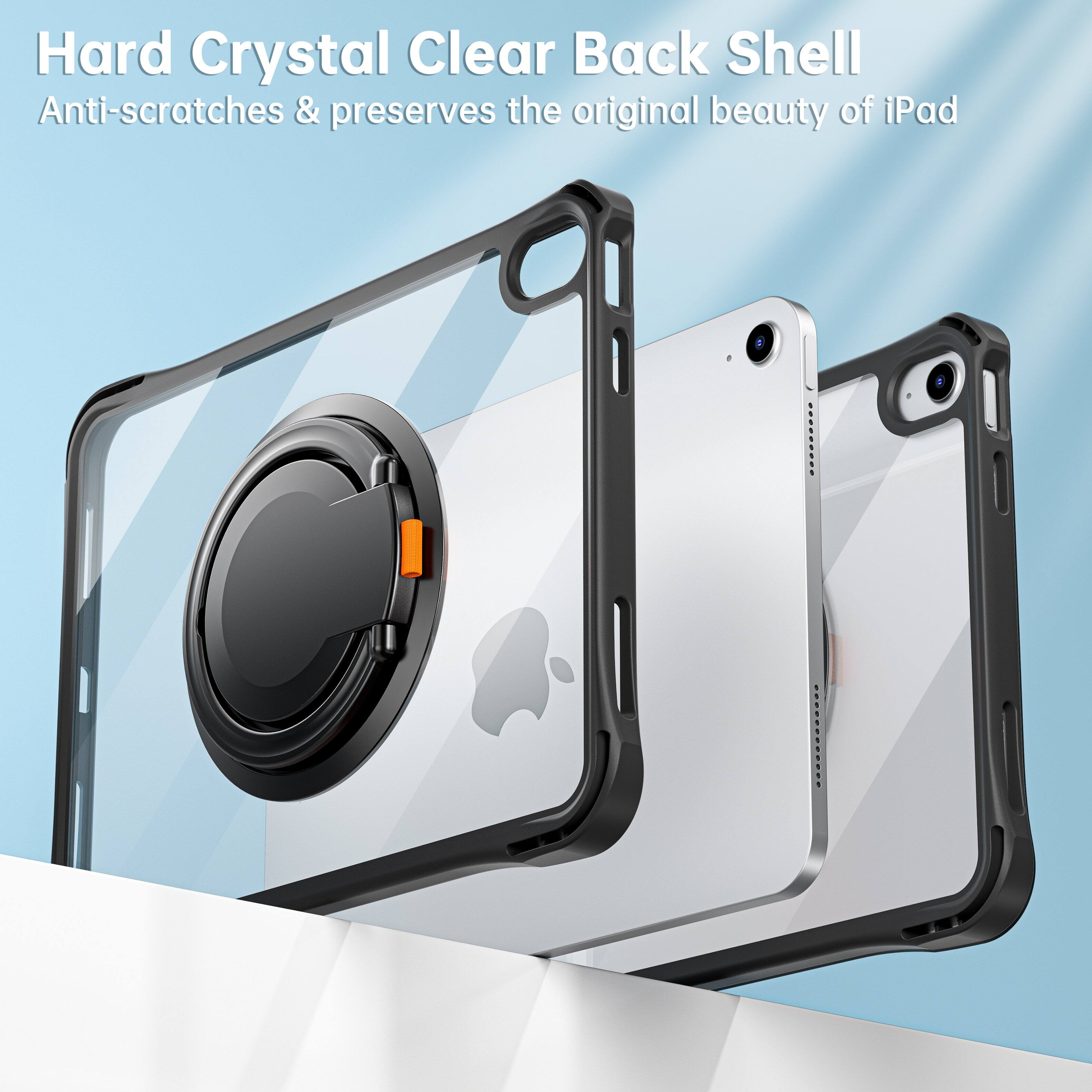 Hard Crystal Clear Back Shell  
Anti-scratches & preserves the original beauty of iPad