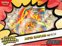 Pokémon - Pokemon TCG: Mega Evolution - Ascended Heroes Mega Emboar ex Box