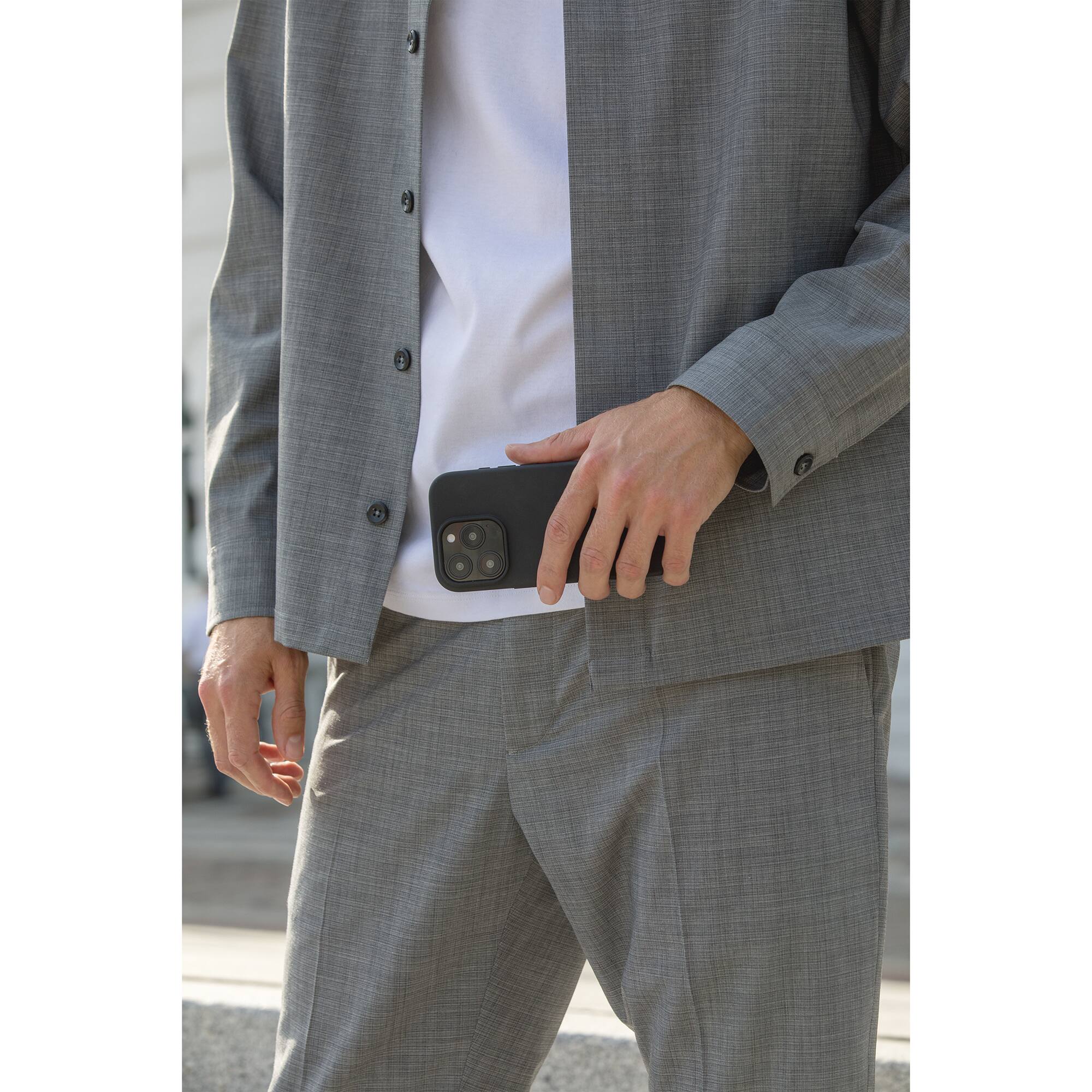 Alt View 16. dbramante1928 - Monaco Case with Magsafe for Apple iPhone 16 Pro Max - Night Black.