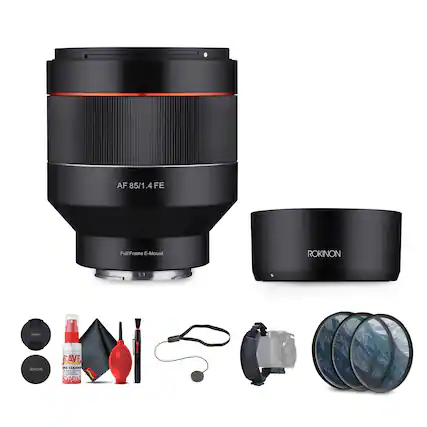 AF 85/1.4 FE
Full Frame E-Mount
ROKINON
FAVE
CLEANING KIT
